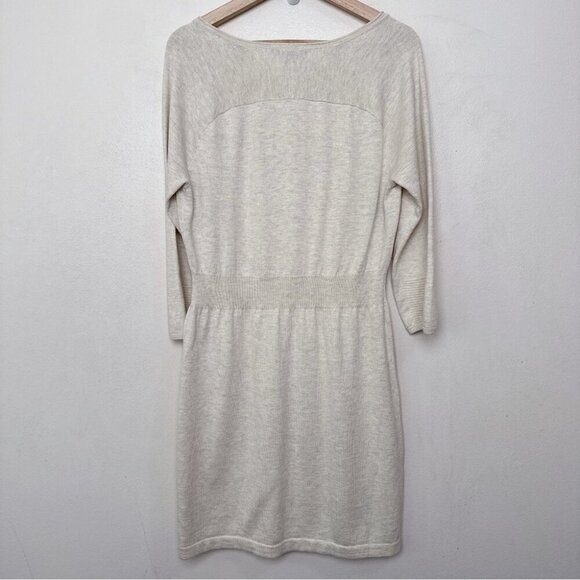 Gap Womens Medium Rabbit Hair Long Sleeve Ivory Sweater Dress - Picture 13 of 13
